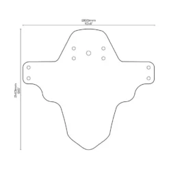 All-mountain-style Stranger Things UpsideDown Front Mudguard -E-Bike Shop all mountain style stranger things upsidedown front mudguard 3