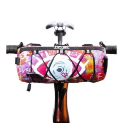 See Me Pink Handlebar Bag 2.4L -E-Bike Shop cycology see me pink handlebar bag 2.4l 3