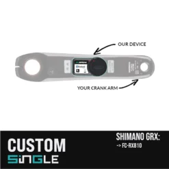 Shimano GRX RX810 Custom Crank Power Meter Installation